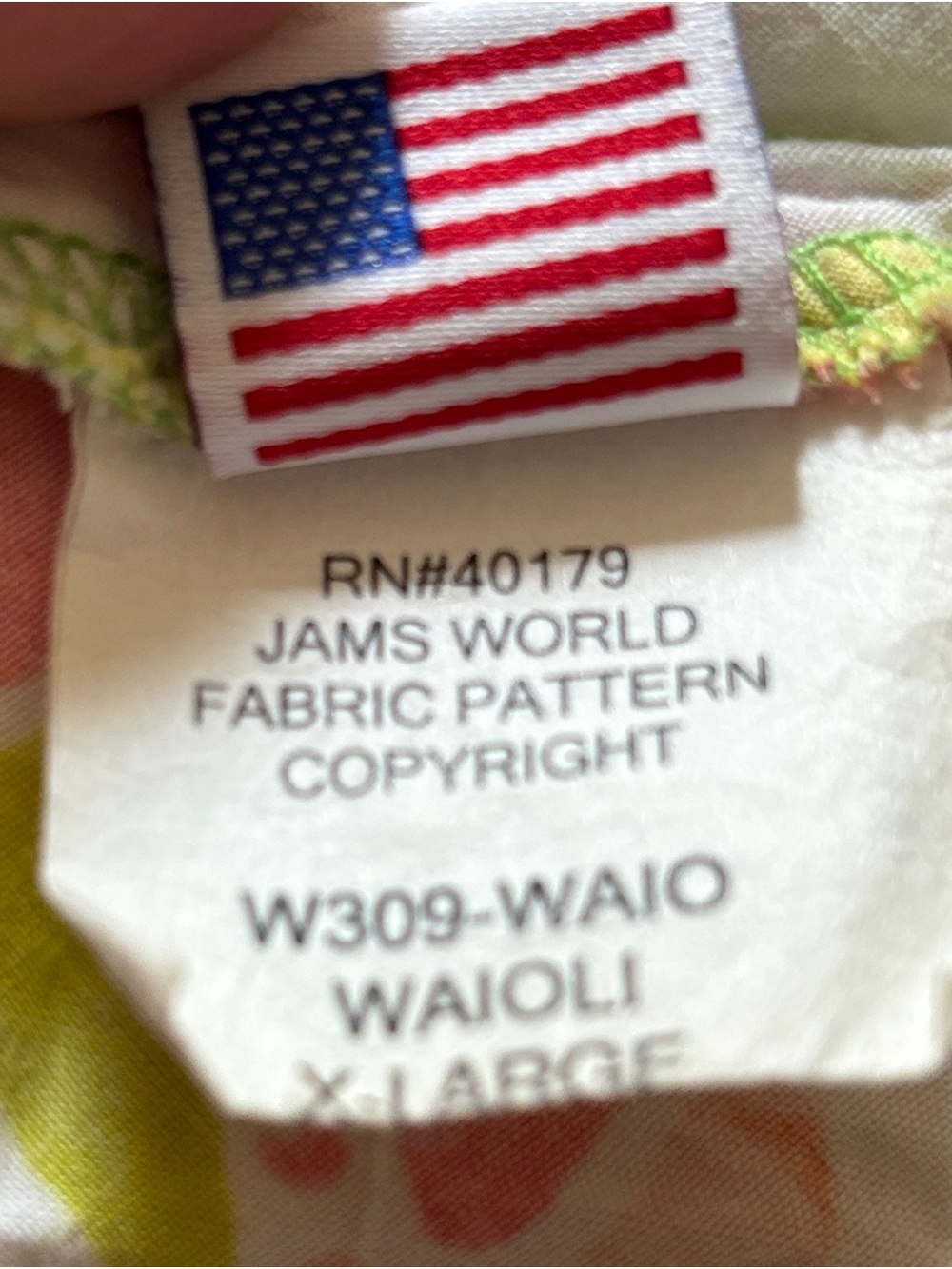 Jams World Floral “Sherry” Dress Pink, Blue Orange & Green “Waoili” Pattern - XL - Picture 9 of 12